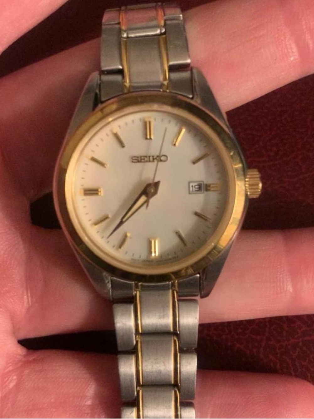 Seiko Two-Tone Silver and Gold Women's Watch